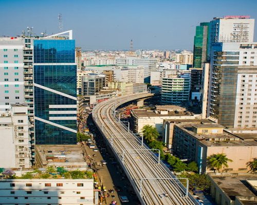 A view of Banani area in Dhaka